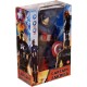 Carol ej881 plastic super hero of avengers captain america with luminous chest - multi color Carol ej881 plastic super hero of avengers captain america with luminous chest - multi color