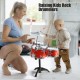 TOMMYHOME Mini Electronic Drum Set for Kids,Musical Initiation Toys with Various Instrument Sounds. Great Holiday for Girls & Boys (Red)