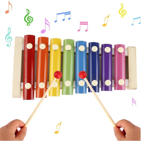 Tvoip wooden xylophone toys musical creative wooden instruments 8 notes xilofono children baby musical toys development Tvoip wooden xylophone toys musical creative wooden instruments 8 notes xilofono children baby musical toys development