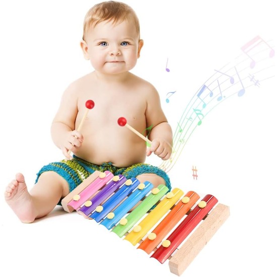 Tvoip wooden xylophone toys musical creative wooden instruments 8 notes xilofono children baby musical toys development Tvoip wooden xylophone toys musical creative wooden instruments 8 notes xilofono children baby musical toys development