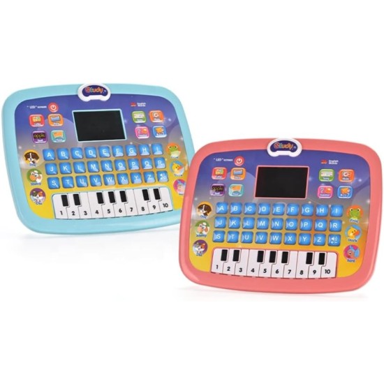 Generic KidsWorld Educational Baby Laptop with Piano, Sounds, and Lights Only - World of Kids Generic KidsWorld Educational Baby Laptop with Piano, Sounds, and Lights Only - World of Kids