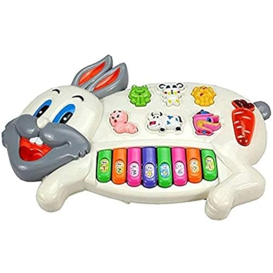 Generic WeKidz Rabbits Musical Piano with 3 Modes Animal Sounds, Flashing Lights | Best Birthday Gift for Kids (Gift Wrapped) Generic WeKidz Rabbits Musical Piano with 3 Modes Animal Sounds, Flashing Lights | Best Birthday Gift for Kids (Gift Wrapped)