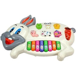 Goyal's Rabbit Piano Musical Piano with 3 Modes, Flashing Lights & Wonderful Animal Sound Music