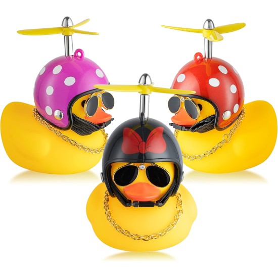 3Pack Mouse Rubber Duck Toy Car Ornaments Yellow Duck Car Dashboard Decoration Funny Mouse Duck Toy Gift Mouse Inspired Duck Car Motorcycle Bicycle Decoration with Propeller Helmet Sunglasses Necklace 3Pack Mouse Rubber Duck Toy Car Ornaments Yellow Duck Car Dashboard Decoration Funny Mouse Duck Toy Gift Mouse Inspired Duck Car Motorcycle Bicycle Decoration with Propeller Helmet Sunglasses Necklace