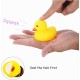 FASHION MANIA Rubber Duck Toy Car Ornaments Yellow Duck Car Dashboard Decorations Squeeze Duck Bicycle Horns with Propeller Helmet Shark Design