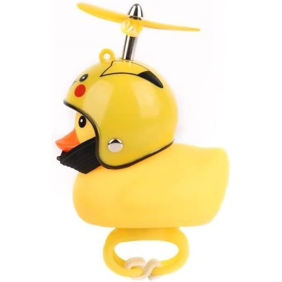 FASHION MANIA Toy Car Ornaments Yellow Duck Car Dashboard Decorations Squeeze Duck Bicycle Horns with Propeller Helmet Shark Design FASHION MANIA Toy Car Ornaments Yellow Duck Car Dashboard Decorations Squeeze Duck Bicycle Horns with Propeller Helmet Shark Design