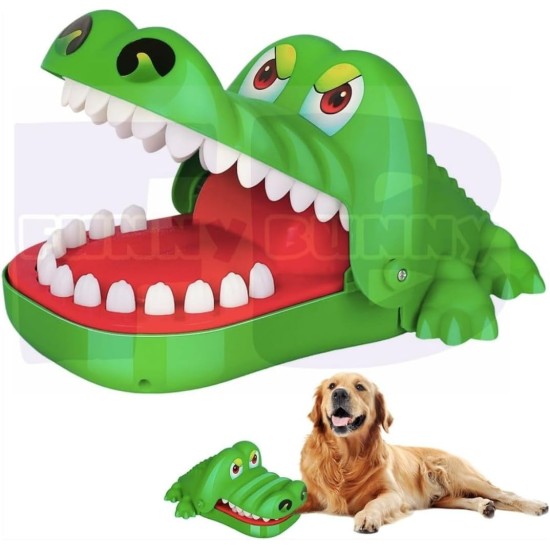 FB Funny bunny creative Crocodile Teeth Toys Game for Kids, Crocodile Biting Finger Dentist Games Toys