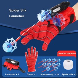 XinShuoBay Hero Launcher Wrist Toy Set,Web Launcher Role Play Toy,Superhero Spider Magic Gloves Role-Play Toy Cosplay (A Set)