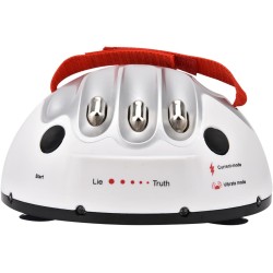 Yencoly Lie Detector Machine, Micro Electric Discharge Lie Detector Polypen Test Finger Toy Truth Party Game Console Novelty Interesting Game Electric Lie