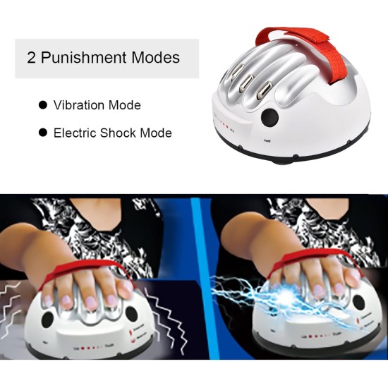 ZJchao Electric Shock Detector, Game Panic Tester Adjustable Electric Shock Adult Polygraph Lies Detector True Liars Game Polygraph Test, Electric Shock Polygraph Micro Electric ZJchao Electric Shock Detector, Game Panic Tester Adjustable Electric Shock Adult Polygraph Lies Detector True Liars Game Polygraph Test, Electric Shock Polygraph Micro Electric