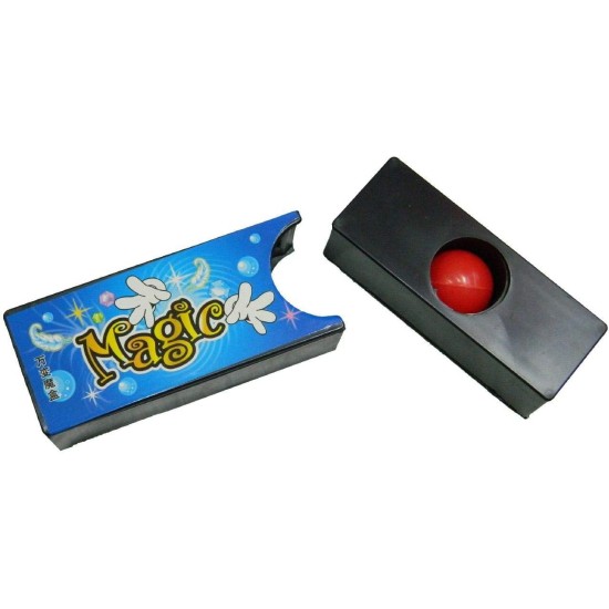 Magic tricks black box turn the red ball into blue and vice versa from magic Magic tricks black box turn the red ball into blue and vice versa from magic