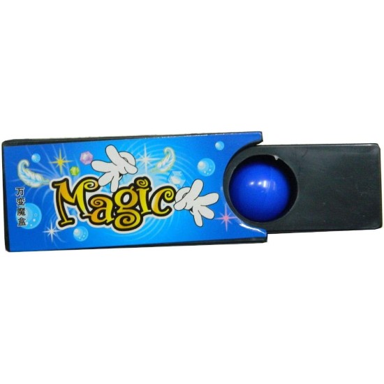 Magic tricks black box turn the red ball into blue and vice versa from magic Magic tricks black box turn the red ball into blue and vice versa from magic