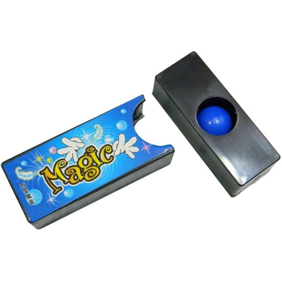 Magic tricks black box turn the red ball into blue and vice versa from magic Magic tricks black box turn the red ball into blue and vice versa from magic