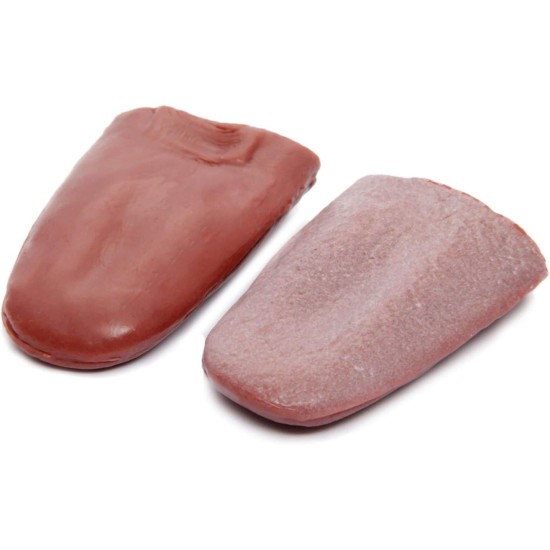 Yetaha Realistic Fake Tongue, 2Pcs Stretchable Fake Tongue, Artificial Tongue Prop, Horrible Realistic Tongue Close-up Terror Magic Trick Halloween Gross Jokes Prank Tricks Horrific Magicians Prop Yetaha Realistic Fake Tongue, 2Pcs Stretchable Fake Tongue, Artificial Tongue Prop, Horrible Realistic Tongue Close-up Terror Magic Trick Halloween Gross Jokes Prank Tricks Horrific Magicians Prop