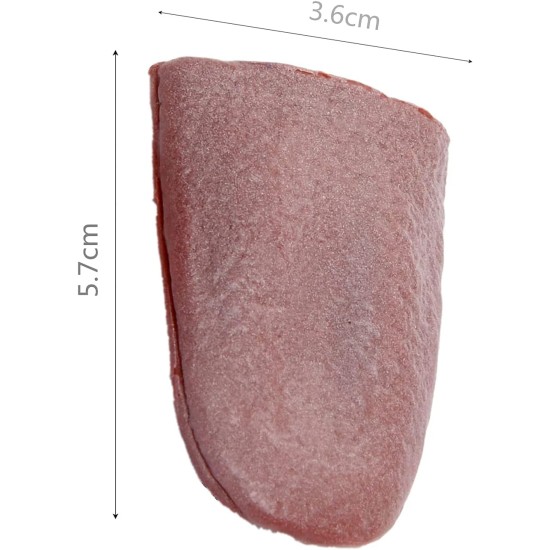 Yetaha Realistic Fake Tongue, 2Pcs Stretchable Fake Tongue, Artificial Tongue Prop, Horrible Realistic Tongue Close-up Terror Magic Trick Halloween Gross Jokes Prank Tricks Horrific Magicians Prop Yetaha Realistic Fake Tongue, 2Pcs Stretchable Fake Tongue, Artificial Tongue Prop, Horrible Realistic Tongue Close-up Terror Magic Trick Halloween Gross Jokes Prank Tricks Horrific Magicians Prop