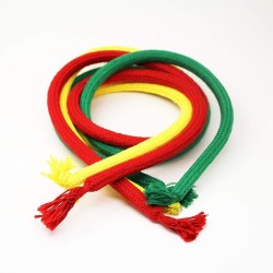 fashion mania Magic Stiff Rope Close Up Magic Trick Street Stage Props Soft Hard Bend Magician Rope Party Toy Comedy (Yellow)