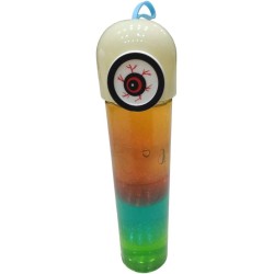 Crazy Eye Crystal Slime Mud in a Plastic Bottle Light Yellow Head (Multi Color)