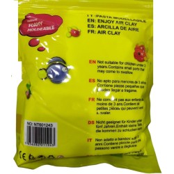 Moldable Foamy Bags 60g Mixed Color Didactic Slime white