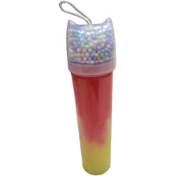 Owl Crystal Slime Mud in a Plastic Bottle Pink Cover Ring (Multi Color)