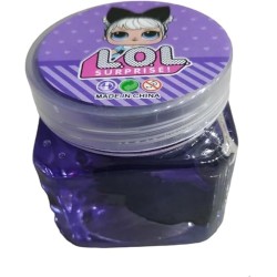 Slime Crystal Mud in a Plastic Jar Doll Style (Purple)