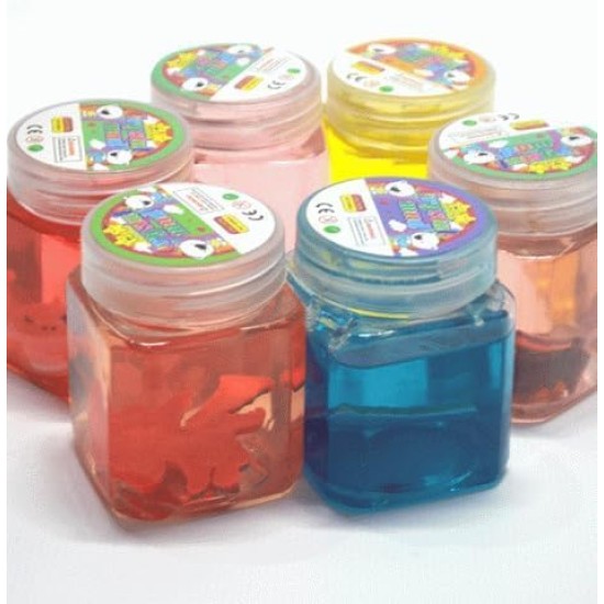 Slime Toy with Sticker Multicolor Slime Toy with Sticker Multicolor