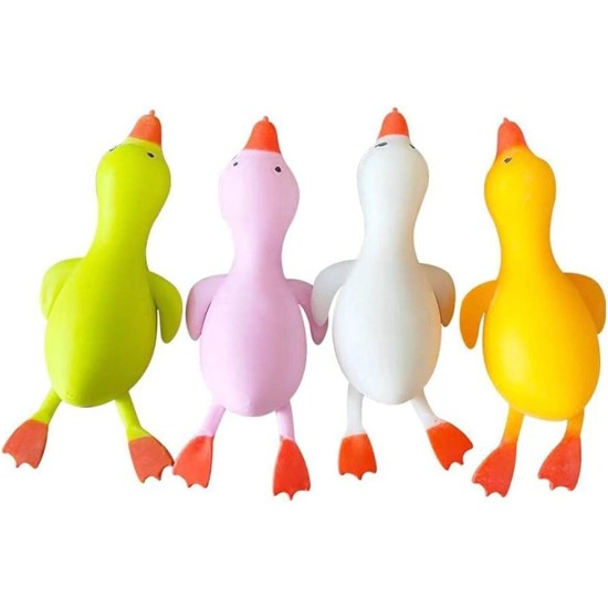 A soft duck-designed toy to relieve stress, tension, and pressure, multiple colors A soft duck-designed toy to relieve stress, tension, and pressure, multiple colors
