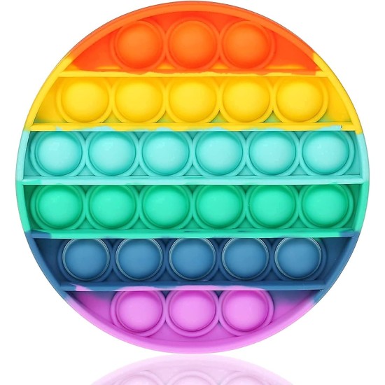 Aganta Pop It Round Pop Up Fdget Toys Kids Toys Pop Pop Toy Popitst for Girls Popat Toy Boy Bubble Toy Pop It Game Stress Relief Toy Circle, Multicolor Aganta Pop It Round Pop Up Fdget Toys Kids Toys Pop Pop Toy Popitst for Girls Popat Toy Boy Bubble Toy Pop It Game Stress Relief Toy Circle, Multicolor