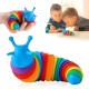 COOLCOLD Kids Toy, Small Slug Fidget Toys, Baby Toys, Sensory Toys for Kids, Clicky Sound Making Toy, Flexible Stretchable Joints Toy for Anxiety, Autism (19 CM, Rainbow) COOLCOLD Kids Toy, Small Slug Fidget Toys, Baby Toys, Sensory Toys for Kids, Clicky Sound Making Toy, Flexible Stretchable Joints Toy for Anxiety, Autism (19 CM, Rainbow)
