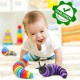 COOLCOLD Kids Toy, Small Slug Fidget Toys, Baby Toys, Sensory Toys for Kids, Clicky Sound Making Toy, Flexible Stretchable Joints Toy for Anxiety, Autism (19 CM, Rainbow) COOLCOLD Kids Toy, Small Slug Fidget Toys, Baby Toys, Sensory Toys for Kids, Clicky Sound Making Toy, Flexible Stretchable Joints Toy for Anxiety, Autism (19 CM, Rainbow)