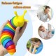 COOLCOLD Kids Toy, Small Slug Fidget Toys, Baby Toys, Sensory Toys for Kids, Clicky Sound Making Toy, Flexible Stretchable Joints Toy for Anxiety, Autism (19 CM, Rainbow) COOLCOLD Kids Toy, Small Slug Fidget Toys, Baby Toys, Sensory Toys for Kids, Clicky Sound Making Toy, Flexible Stretchable Joints Toy for Anxiety, Autism (19 CM, Rainbow)