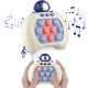 Coolden Quick Push Game Pop It Fidget Electronic Sensor Game Push Bubble Fidget Sensory Squeeze Toys Decompression Puzzle Toy Machine Fidget Toy Gift for Children Adults Blue