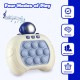 Coolden Quick Push Game Pop It Fidget Electronic Sensor Game Push Bubble Fidget Sensory Squeeze Toys Decompression Puzzle Toy Machine Fidget Toy Gift for Children Adults Blue