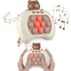 Coolden Quick Push Game Pop It Fidget Electronic Sensor Game Push Bubble Fidget Sensory Squeeze Toys Decompression Puzzle Toy Machine Fidget Toy Gift for Children Adults Blue
