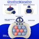 Coolden Quick Push Game Pop It Fidget Electronic Sensor Game Push Bubble Fidget Sensory Squeeze Toys Decompression Puzzle Toy Machine Fidget Toy Gift for Children Adults Blue