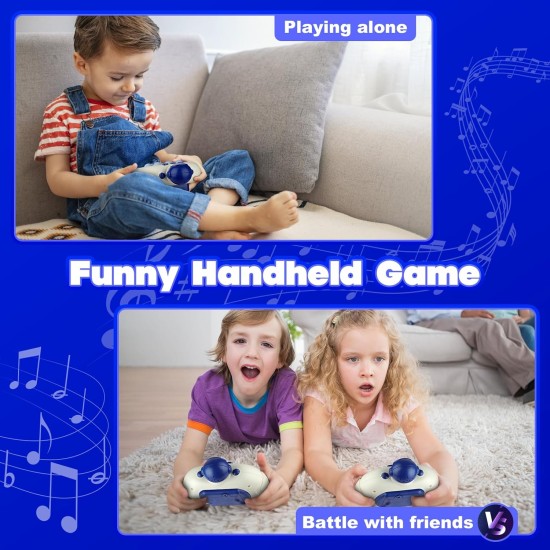 Coolden Quick Push Game Pop It Fidget Electronic Sensor Game Push Bubble Fidget Sensory Squeeze Toys Decompression Puzzle Toy Machine Fidget Toy Gift for Children Adults Blue