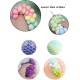 Dhjrefhhd 1Pcs Colored Soft Grape Mesh Pressure Balls Squeeze Change Color Balls Stress Relieve Sensory Squishy Balls Hand Exercise Bouncy Balls. (Blue) Dhjrefhhd 1Pcs Colored Soft Grape Mesh Pressure Balls Squeeze Change Color Balls Stress Relieve Sensory Squishy Balls Hand Exercise Bouncy Balls. (Blue)