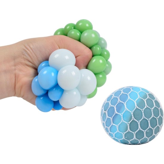 Dhjrefhhd 1Pcs Colored Soft Grape Mesh Pressure Balls Squeeze Change Color Balls Stress Relieve Sensory Squishy Balls Hand Exercise Bouncy Balls. (Blue) Dhjrefhhd 1Pcs Colored Soft Grape Mesh Pressure Balls Squeeze Change Color Balls Stress Relieve Sensory Squishy Balls Hand Exercise Bouncy Balls. (Blue)