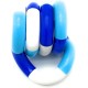 EsS Stress Relieve Tangles and Twists Fidget Toy Wacky Tracks For Kids And Adults, Relieve Stress, Anxiety Cool Hand Mini Toy, Kill Time Toys Blue/White EsS Stress Relieve Tangles and Twists Fidget Toy Wacky Tracks For Kids And Adults, Relieve Stress, Anxiety Cool Hand Mini Toy, Kill Time Toys Blue/White