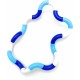 EsS Stress Relieve Tangles and Twists Fidget Toy Wacky Tracks For Kids And Adults, Relieve Stress, Anxiety Cool Hand Mini Toy, Kill Time Toys Blue/White EsS Stress Relieve Tangles and Twists Fidget Toy Wacky Tracks For Kids And Adults, Relieve Stress, Anxiety Cool Hand Mini Toy, Kill Time Toys Blue/White