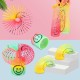 Generic LISOPO Pack of 12 Smiley Rainbow Spiral Springs Magic Rainbow Puzzle Gift Children's Birthday Educational Toy