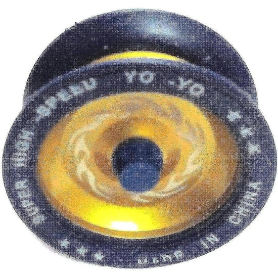 Game of yoyo for boys - blue and gold colour Game of yoyo for boys - blue and gold colour