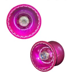 Generic Metal-Made Shining YoYo Spinner Toys for Kids with High Speed ( Pink)