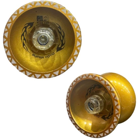 Metal-Made Shining YoYo Spinner Toys for Kids with High Speed (yellow ) Metal-Made Shining YoYo Spinner Toys for Kids with High Speed (yellow )