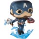 Funko Pop Marvel: Endgame Captain America With Broken Shield And Mjolnir, Action Figure 45137, Multicolor, 3.75 Inches Funko Pop Marvel: Endgame Captain America With Broken Shield And Mjolnir, Action Figure 45137, Multicolor, 3.75 Inches