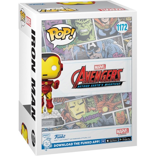 Funko Pop! Super Heroes : Marve: A60 - Comic Iron Man W/Pin (Exc) Funko Pop! Super Heroes : Marve: A60 - Comic Iron Man W/Pin (Exc)