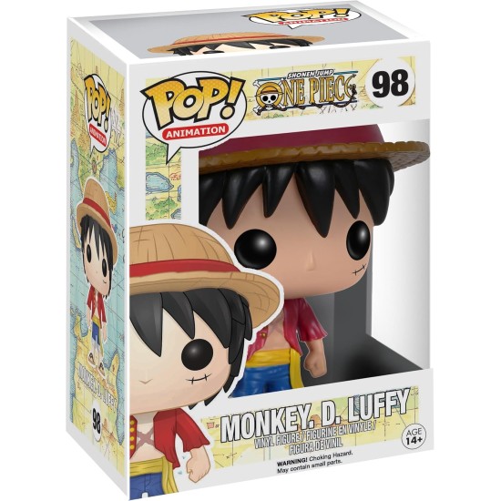 Funko pop Monkey.D.Luffy, 5305 Action Figures above 3 years, Multi colored