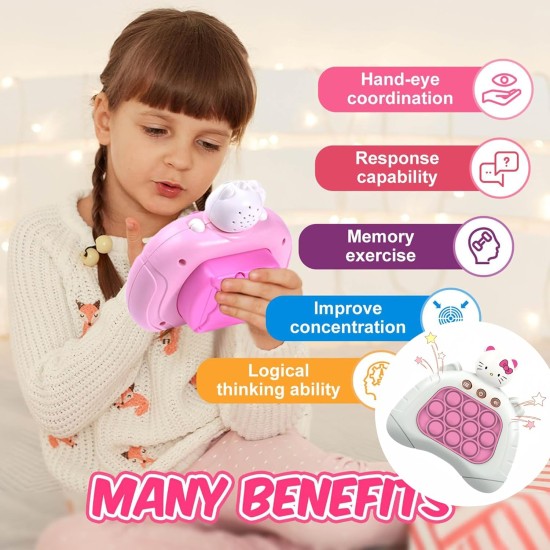 Handheld Fast Push Game Fidget Toys for Kids Adults, Pop It Game Quick Push Puzzle Game Machine, Push Bubble Stress Toy Gifts for Boys Girls Handheld Fast Push Game Fidget Toys for Kids Adults, Pop It Game Quick Push Puzzle Game Machine, Push Bubble Stress Toy Gifts for Boys Girls