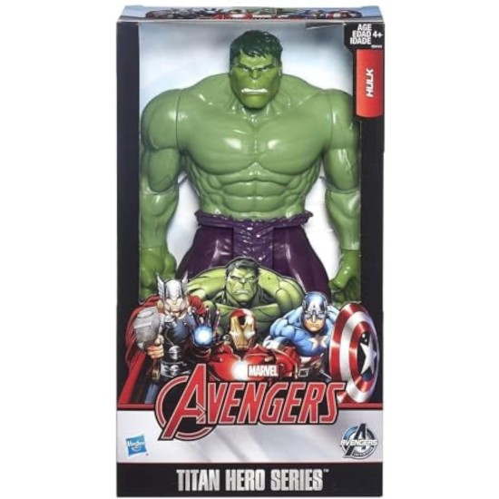 Hasbro Marvel Avengers Titan Hero Series Hulk Figure - Green Hasbro Marvel Avengers Titan Hero Series Hulk Figure - Green