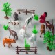 Farm Animals Toy For Children With Fence and Trees Farm Animals Toy For Children With Fence and Trees