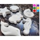 Gypsum Painting Figures (Sea Creatures) 6 Pcs + Watercolor Palette Gypsum Painting Figures (Sea Creatures) 6 Pcs + Watercolor Palette